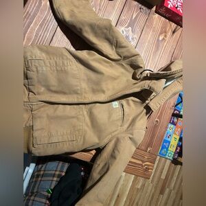 Carhartt Tan Sherpa-Lined Jacket